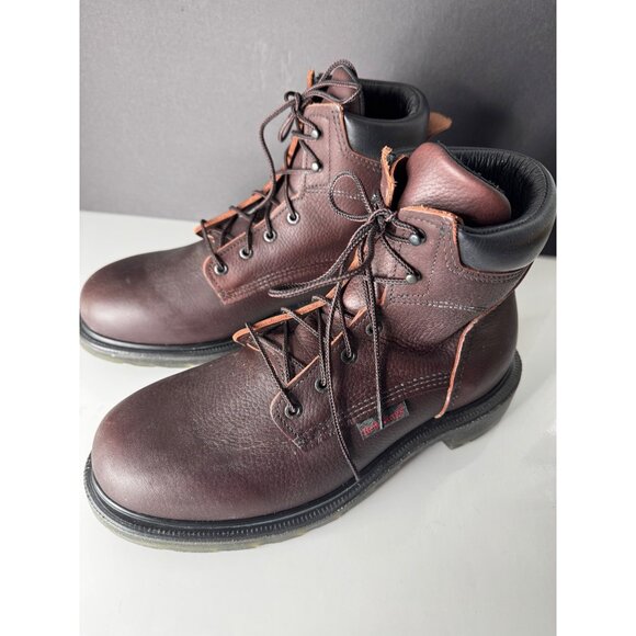 Red Wing Supersole 2.0 Mens 6-inch boot Size Brown 9.5 10 Mismatched $269 [jb] - Picture 7 of 11